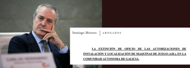 Santiago Moreno cuestiona la constitucionalidad de la extinción de autorizaciones de máquinas de juego en Galicia