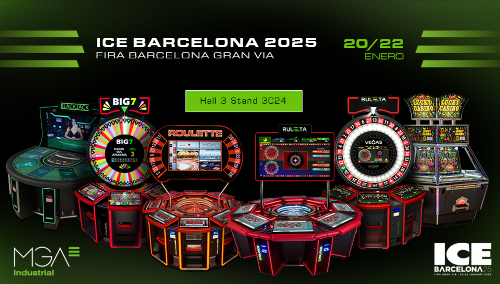 MGA Industrial: La estrella española brillará en ICE Barcelona 2025 con sus innovadoras soluciones de juego