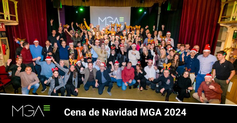 MGA celebra su tradicional Cena de Navidad 2024 con música, magia y diversión
