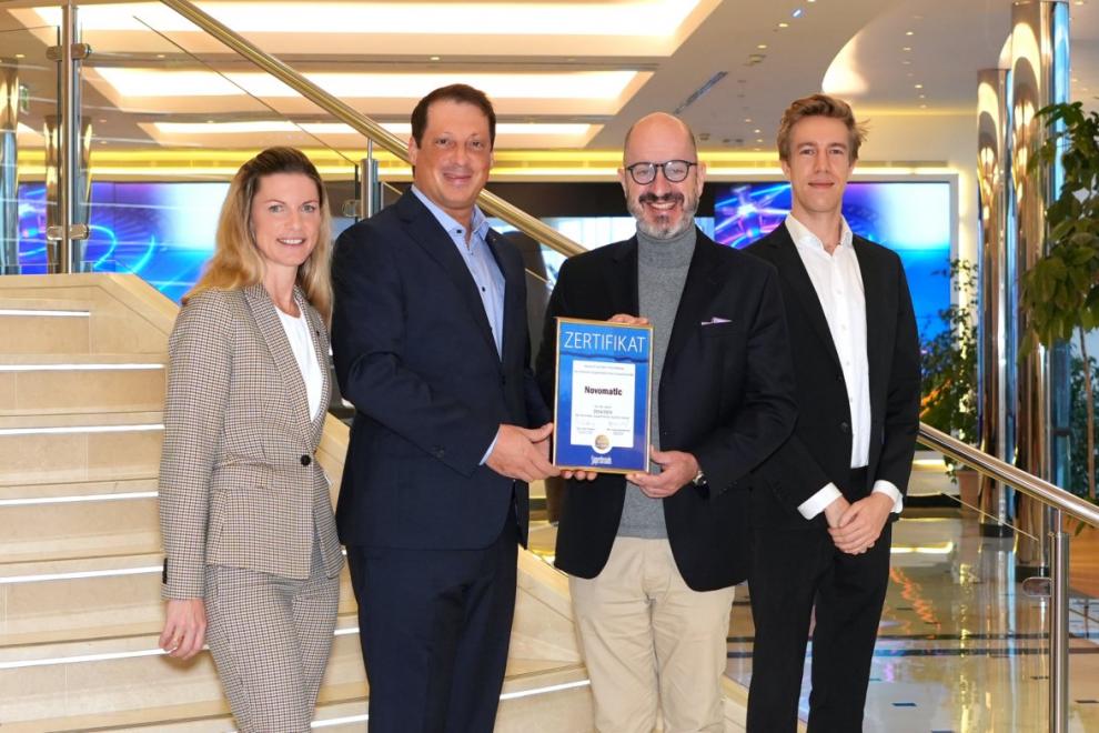 NOVOMATIC recibe nuevamente el prestigioso premio 