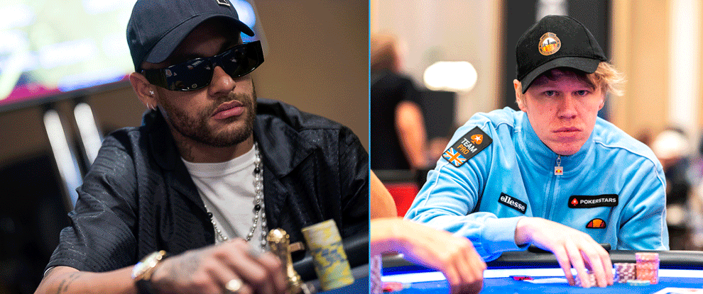 Spraggy, embajador de PokerStars, se enfrentó a Neymar Jr. en el juego de póker más exclusivo de Brasil
