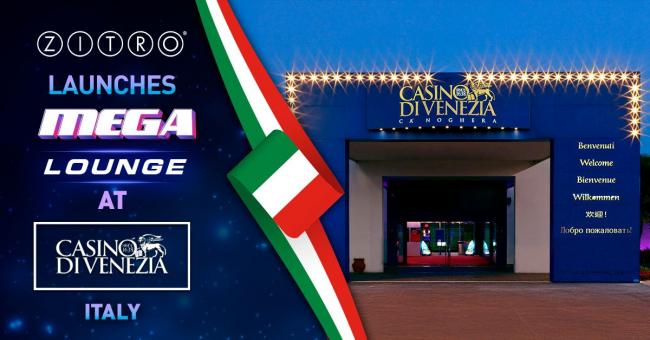 Zitro Opens Its First Mega Lounge in Italy at the Iconic Casinò di Venezia