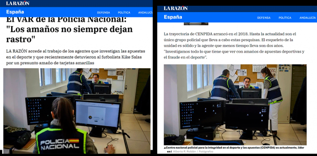 David Calvete y todo su equipo en un amplio reportaje en el diario LA RAZÓN