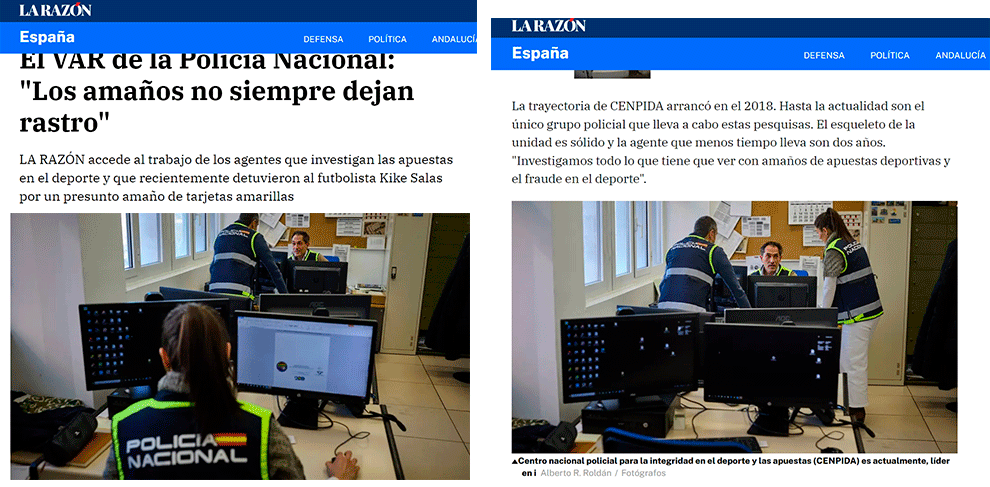 David Calvete y todo su equipo en un amplio reportaje en el diario LA RAZÓN