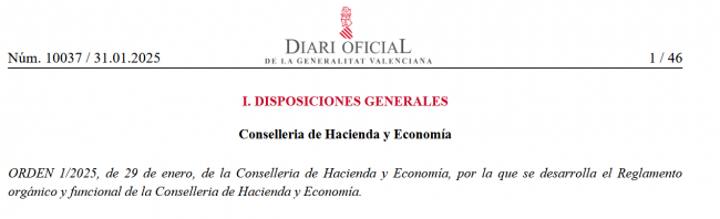 HOY EN EL DIARIO OFICIAL
La Subdirección General de Juego asume funciones del extinto Servicio de Juego en la Comunitat Valenciana