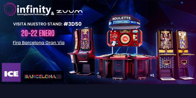 ICE Barcelona: Infinity Gaming & Zuum, últimas novedades y epicentro tecnológico en el stand #3D50