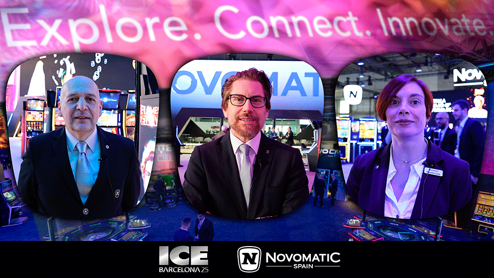 IMPACTO NOVOMATIC Spain en ICE Barcelona 2025 
VEAN EL VÍDEO con Bernhard Teuchmann, Jordi Pedragosa y Rossella Costa