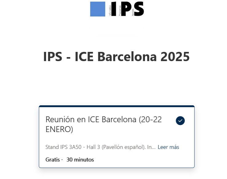 IPS renueva su imagen publicitaria en INFOPLAY y abre citas EXCLUSIVAS para ICE Barcelona 2025