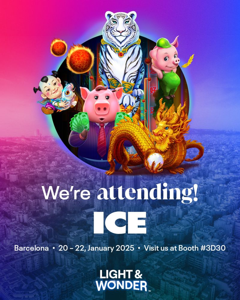 Light & Wonder presentará innovaciones líderes en ICE 2025
NO SE PIERDAN EL VÍDEO