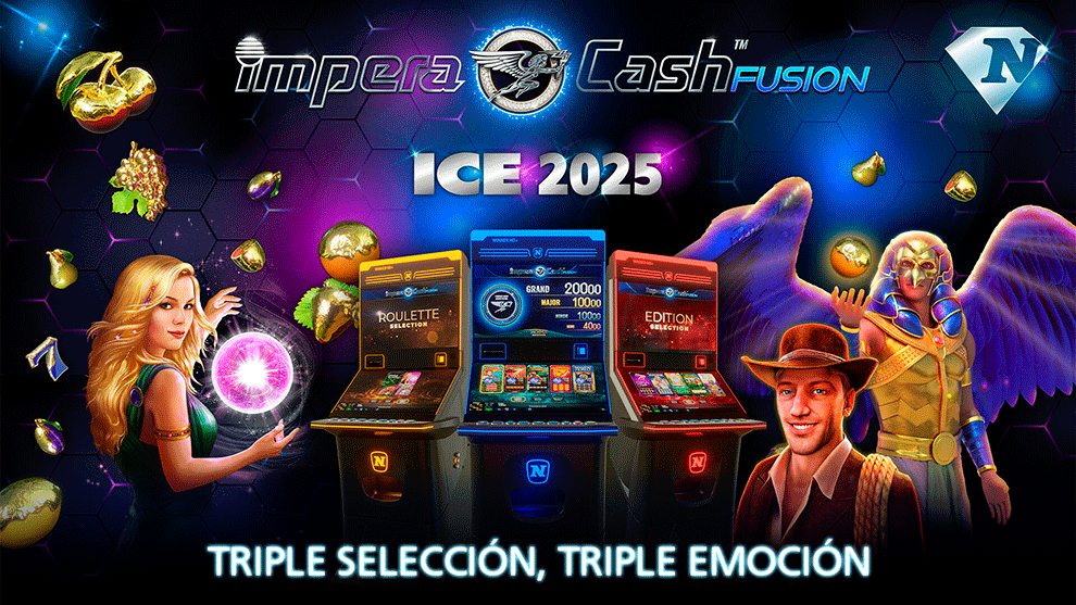 NOVOMATIC Spain Lanza 'Impera Cash Fusion': Triple Selección, Triple Emoción
¡VÍDEO!