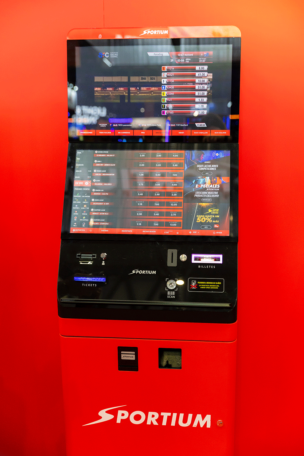 Sportium presenta su nuevo terminal de apuestas en ICE Barcelona 2025 
