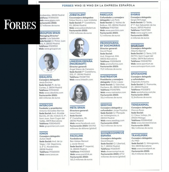 Sportium Reconocida en la Lista de Forbes 