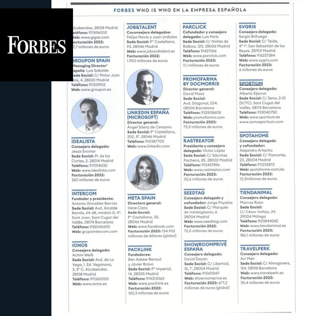 Sportium, reconocida por Forbes