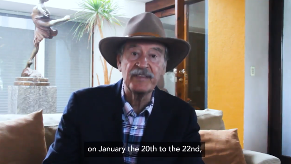 Vicente Fox se presenta en un vídeo exclusivo sobre su participación en ICE 2025