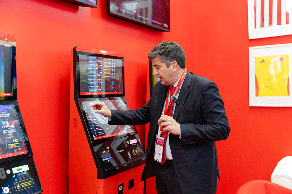 Sportium presenta su nuevo terminal de apuestas en ICE Barcelona 2025 
