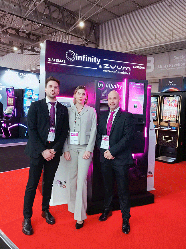 UNA VEZ MÁS DESPLIEGUE DE PRODUCTOS Y TECNOLOGÍA DE INFINITY GAMING & ZUUM EN ICE 2025
FOTOS