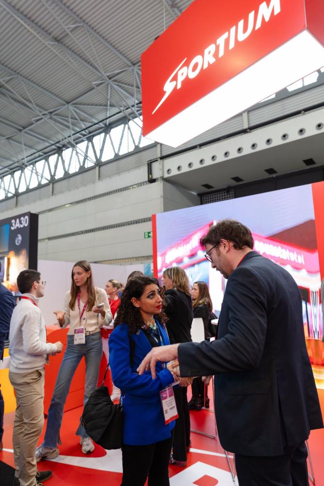 Sportium presenta su nuevo terminal de apuestas en ICE Barcelona 2025 
