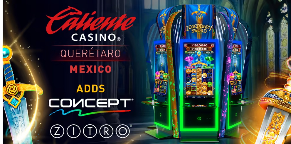 THE MEXICAN CASINO CALIENTE QUERÉTARO INTRODUCES ZITRO’S CONCEPT CABINET LINE