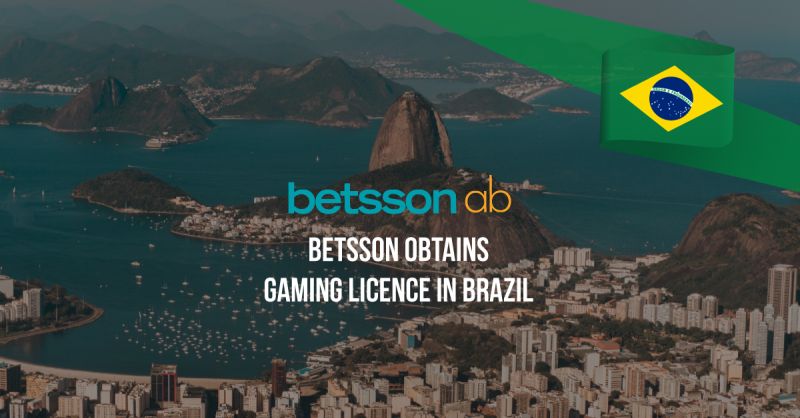 Betsson Group obtiene licencia local para operar en el mercado regulado de Brasil