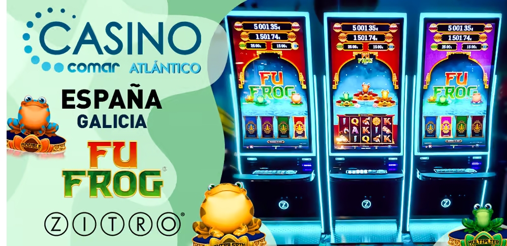 CASINO ATLÁNTICO YA CUENTA CON FU FROG DE ZITRO