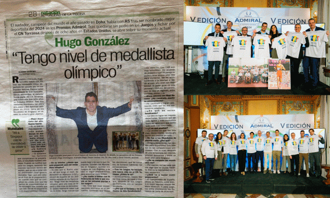 Continúa la repercusión en prensa de los V Premios Admiral al Deporte. NUEVAS FOTOS