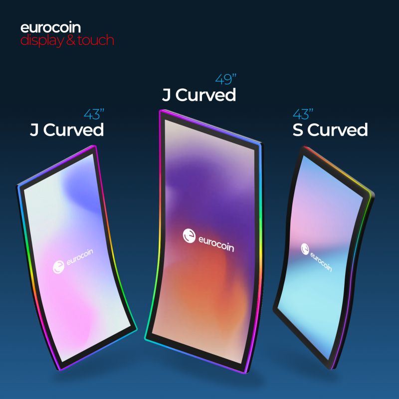 Eurocoin Group presenta sus nuevas pantallas curvas en ICE Barcelona