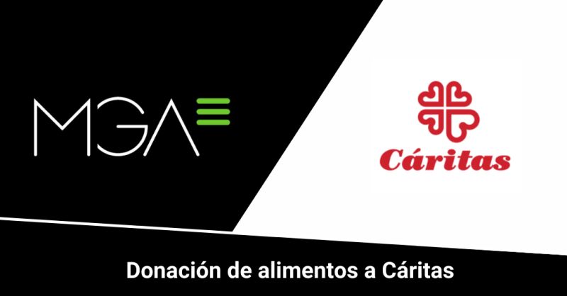 MGA realiza una donación al Banco de Alimentos de Cáritas Española en Cerdanyola del Vallès