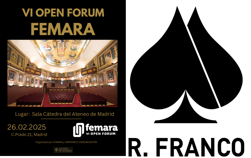 R. Franco, PATROCINADOR ORO, y personalización de las Acreditaciones en el VI OPEN FORUM FEMARA