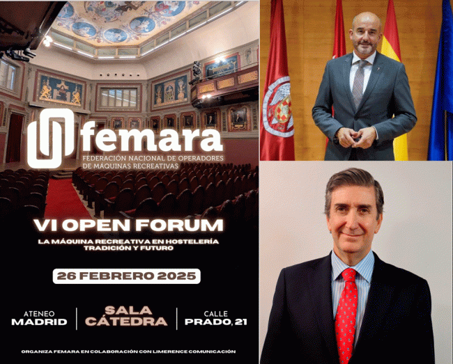 Ramón Cubián, Director General responsable del Juego en la Comunidad de Madrid, clausurará el VI Femara open fórum