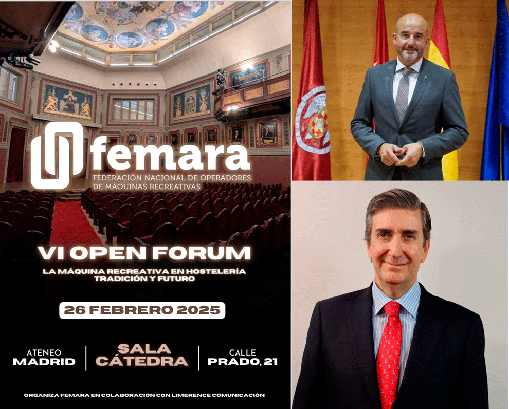 Ramón Cubián, Director General responsable del Juego en la Comunidad de Madrid, clausurará el VI Femara open fórum