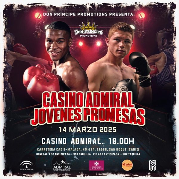 San Roque se prepara para dos noches de KO: Boxeo de alto calibre en el Casino Admiral