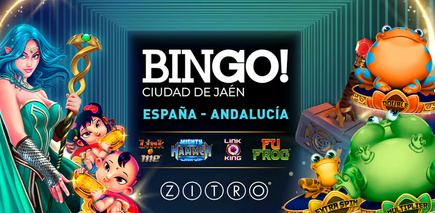 ZITRO, PROTAGONISTA EN LA OFERTA DE JUEGO DEL NUEVO BINGO CIUDAD DE JAÉN