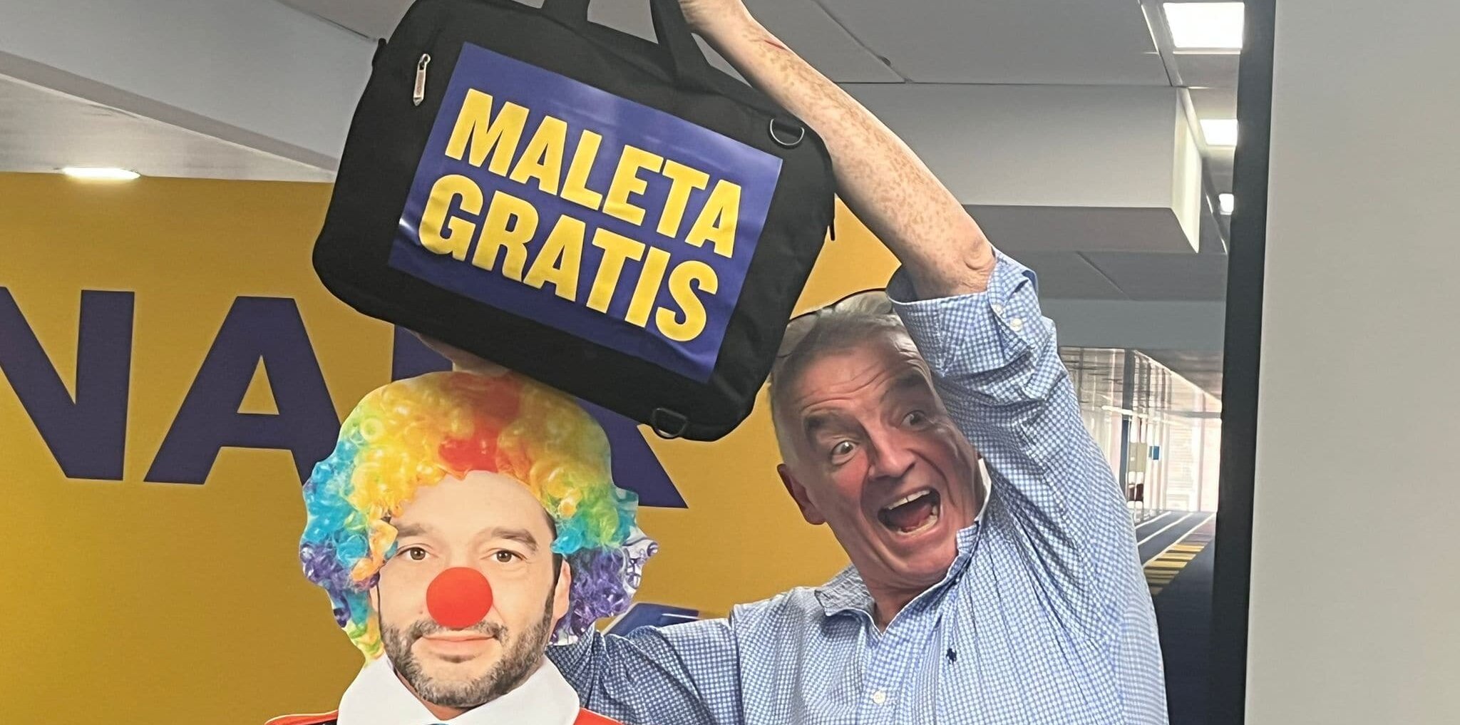 La polémica imagen de Bustinduy como payaso en la nueva campaña de Ryanair
VÍDEO Y FOTOS