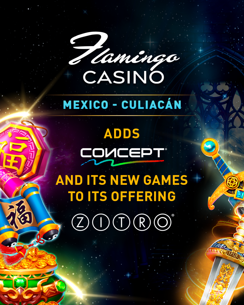 FLAMINGO CASINO IN MEXICO ADDS CONCEPT TO ITS ENTERTAINMENT OFFERING