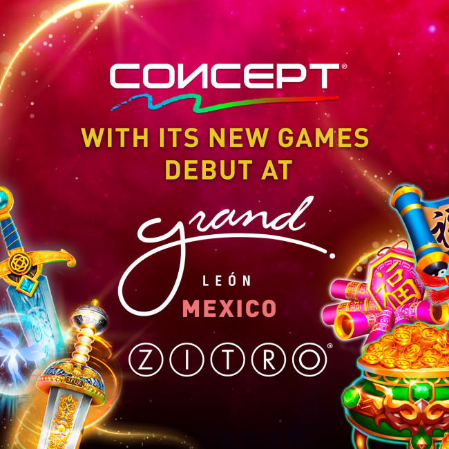 CONCEPT DEBUTS WITH NEW GAMES AT CASINO GRAND LEÓN IN MEXICO
