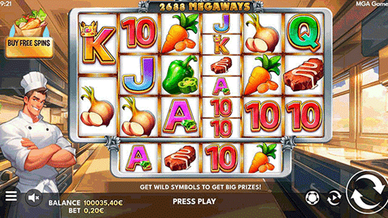 ¡A la mesa del jackpot! MGA Games sirve 'Delicias del Chef Megaways', una slot con sabor a premio.