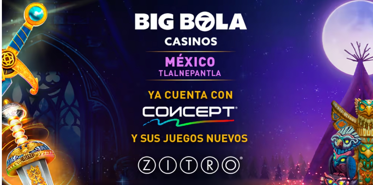 CONCEPT de Zitro debuta con éxito en Big Bola Casinos Tlalnepantla