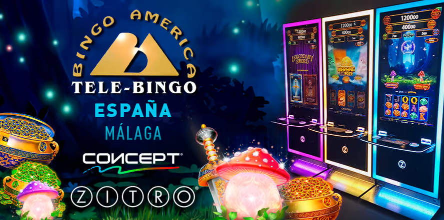 CONCEPT, y los nuevos JUEGOS de ZITRO, transforman el BINGO AMÉRICA en MÁLAGA