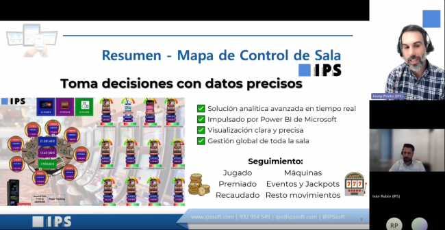 Control total de su Sala de Juego en un solo CLICK gracias a IPS