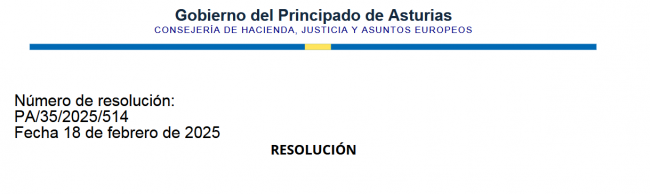 El Principado de Asturias actualiza el Programa Anual de Objetivos de Finanzas y Juego para 2025