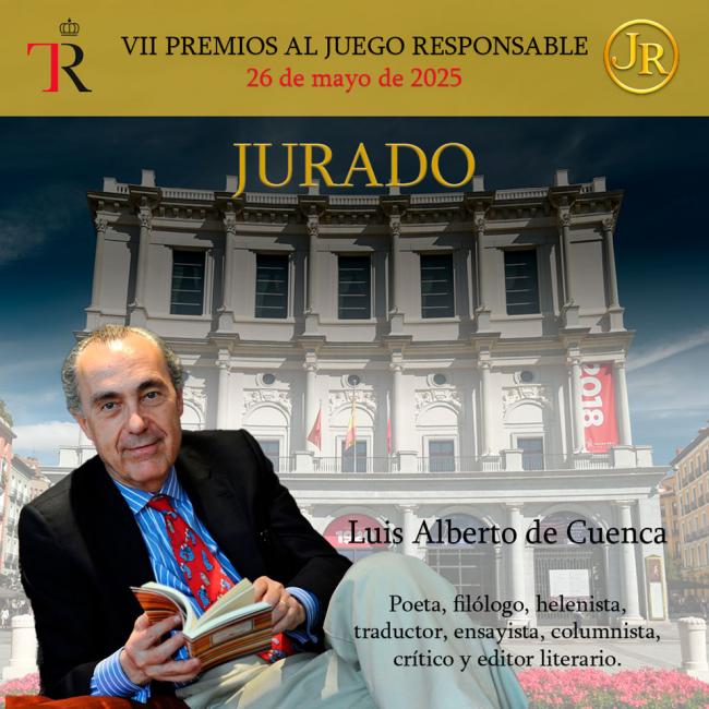Luis Alberto de Cuenca en el Jurado de los Premios Juego Responsable | Teatro Real