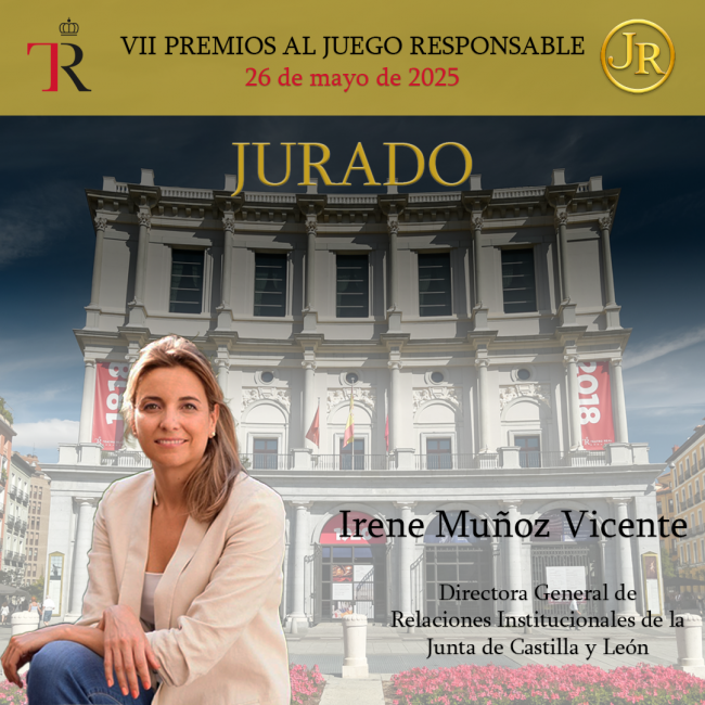 Irene Muñoz Vicente en el Jurado de los Premios Juego Responsable y RSC | Teatro Real Madrid