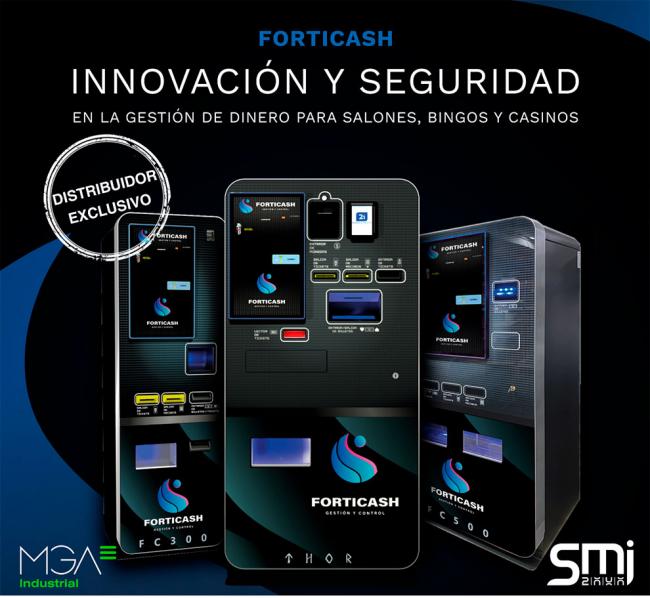MGA Industrial acuerda con SMI2000 la distribución en exclusiva de toda su gama de cajeros bajo la marca Forticash
 