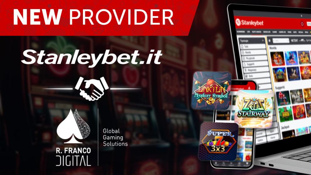 Revolución en el gaming italiano: R.Franco Digital y Stanleybet.it unen fuerzas con un lanzamiento exclusivo