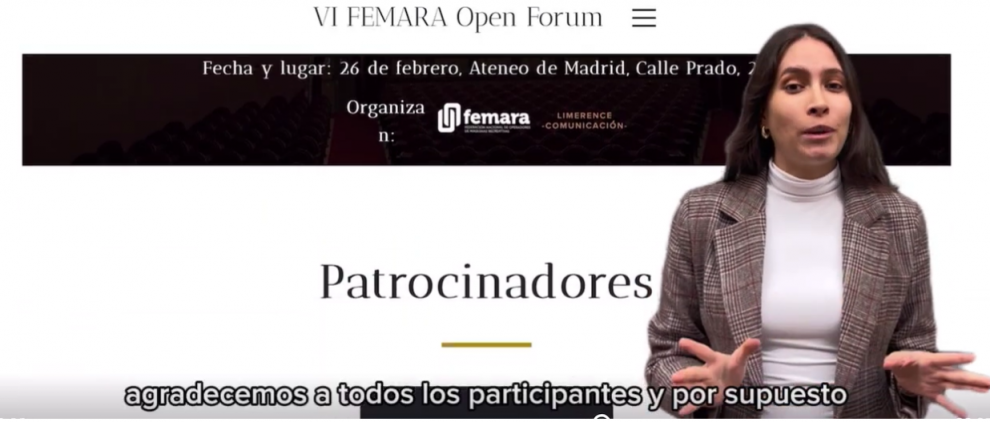 Ya tienen TODOS los vídeos y noticias en la web del VI OPEN FÓRUM FEMARA 2025
