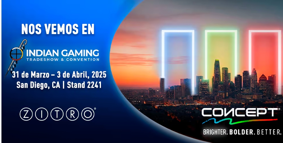 Zitro Presenta su Línea de Gabinetes CONCEPT en IGA 2025: Innovación en Casinos Tribales.
