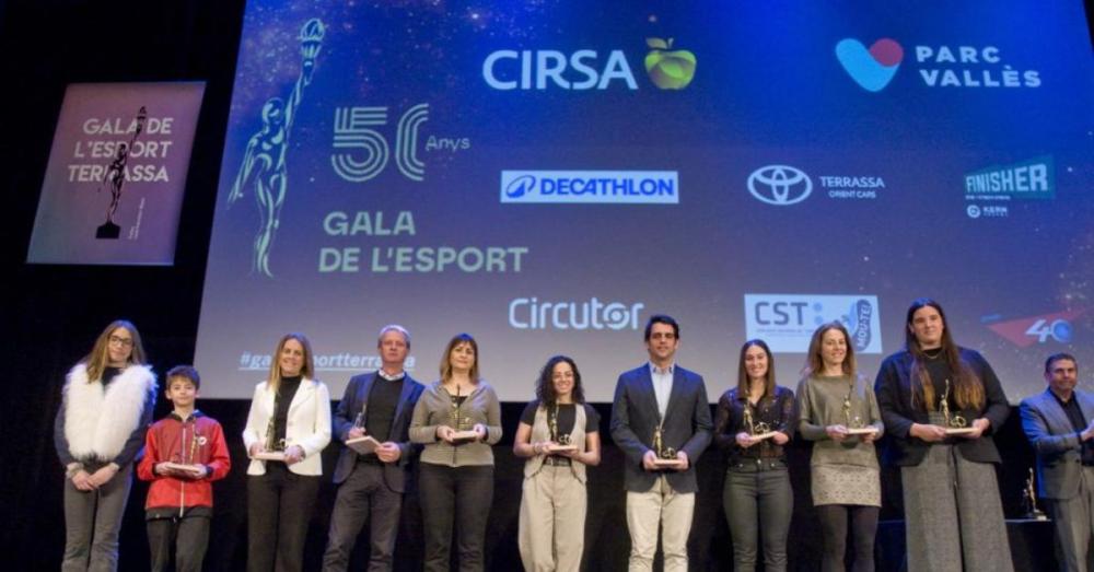 CIRSA patrocina con éxito la 50ª Gala de l'Esport de Terrassa