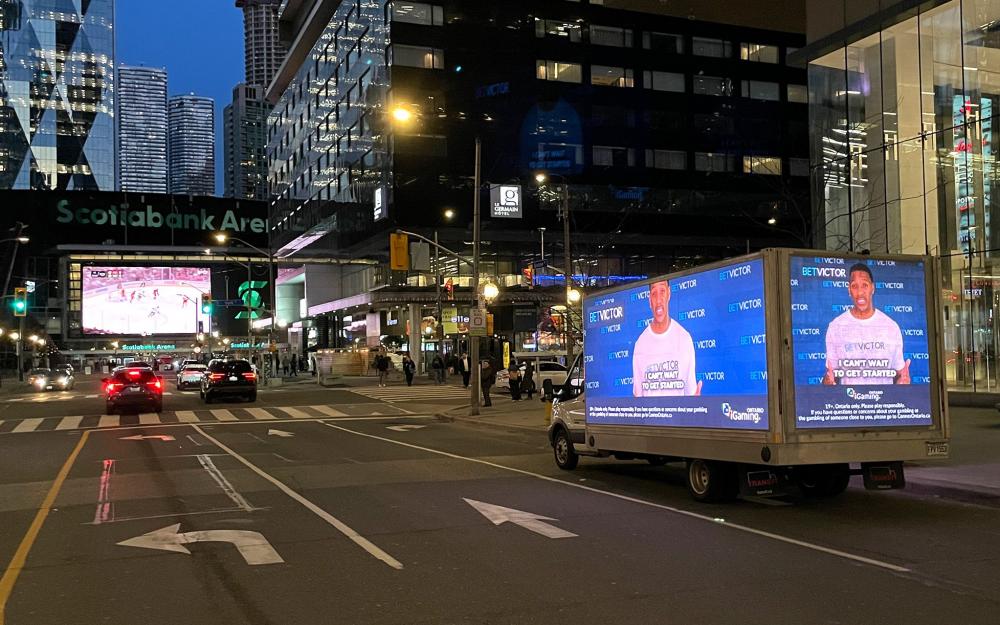 BVGroup despliega camiones en apoyo a la Campaña del Consejo Nacional sobre el uso del Juego Problemático en Canadá