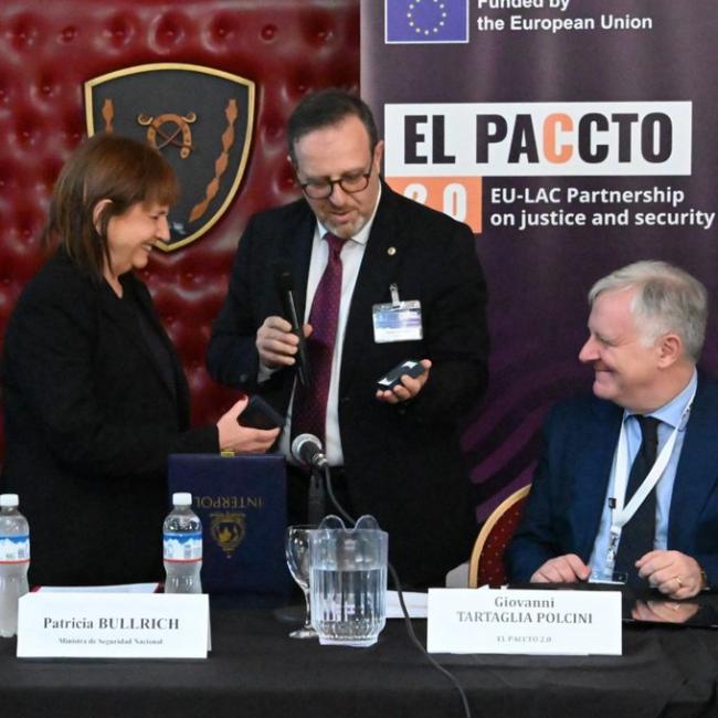 Claudio Marinelli lidera la cooperación regional en INTERPOL