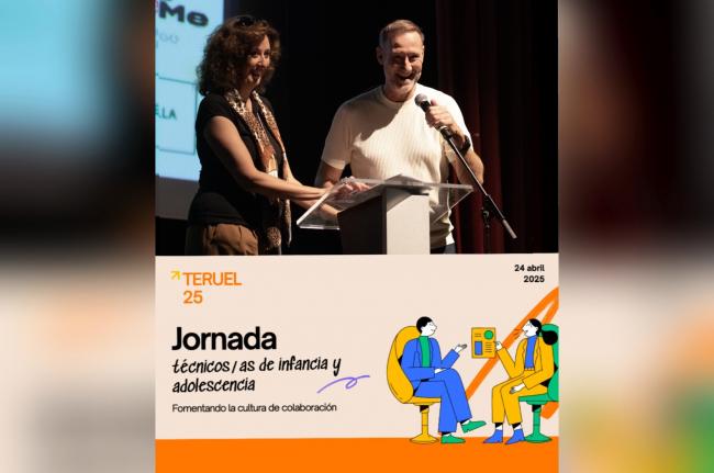 Cristina García y Pedro García Aguado llevan el Proyecto FES a Teruel
